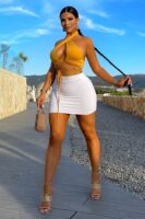 Mini Skirt in White