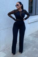 Jumpsuit in Black 95% polyester