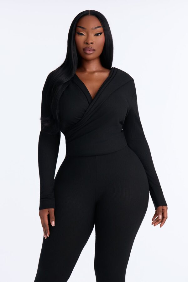 Jumpsuit in Black 80% polyester