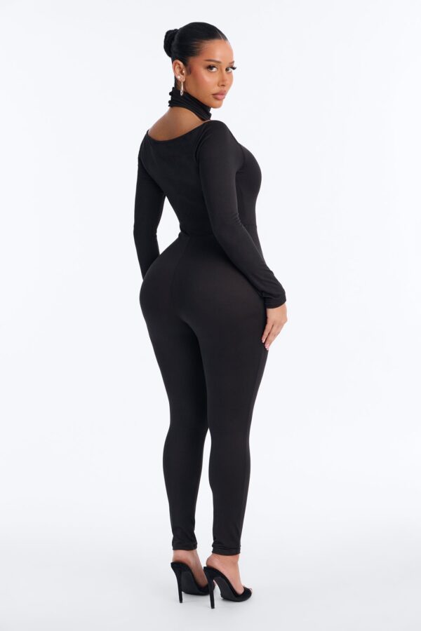 Jumpsuit with a turtle neck