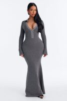 Ladies Kit Charcoal Dress