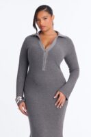 Ladies Kit Charcoal Dress