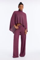 Blouse with turtle neck