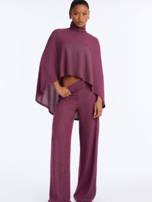 Blouse with turtle neck