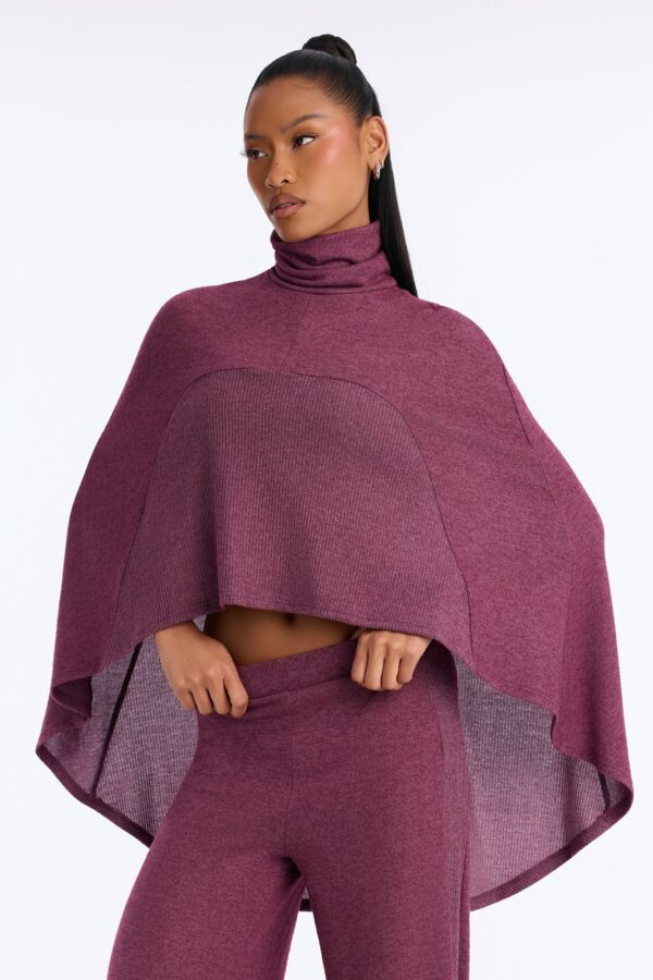 Blouse with turtle neck