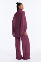 Blouse with turtle neck