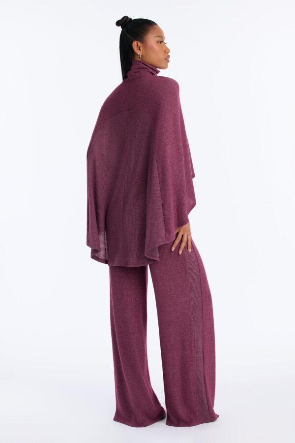 Blouse with turtle neck