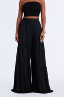Pants in Black 95% polyester and 5% spandex