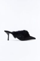 The Main One Fur Heels - Black