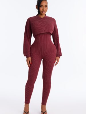 Square-Neck Jumpsuit