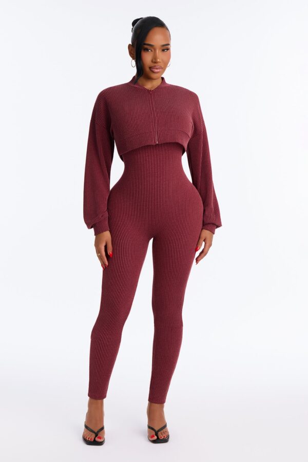 Square-Neck Jumpsuit