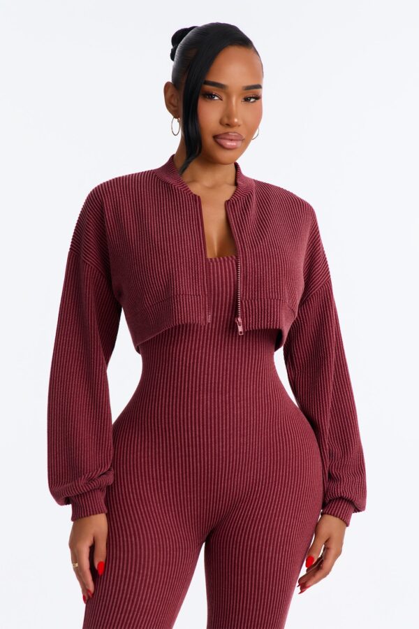Square-Neck Jumpsuit
