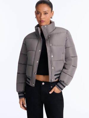 Jacket in Charcoal 100% polyester