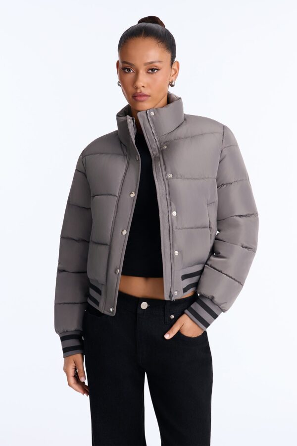 Jacket in Charcoal 100% polyester