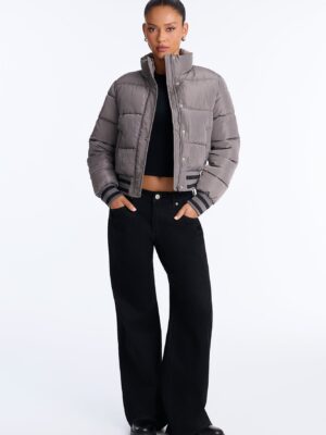 Jacket in Charcoal 100% polyester