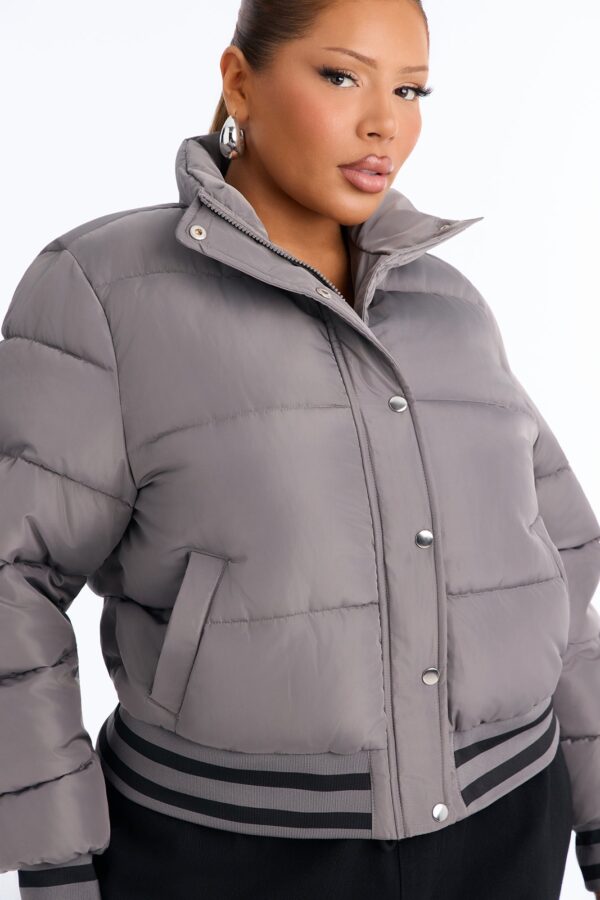 Jacket in Charcoal 100% polyester
