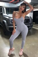 Jumpsuit in Heather Grey