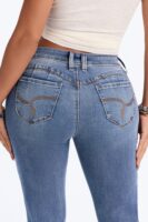 Stay Mad Booty Lifter Bootcut Jeans - Dark Wash