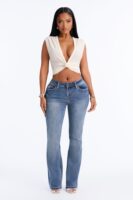 Stay Mad Booty Lifter Bootcut Jeans - Dark Wash