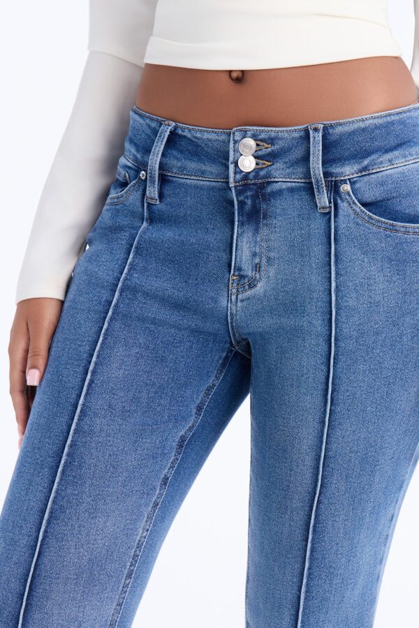 Jessica High Stretch Bootcut Jeans - Medium Wash