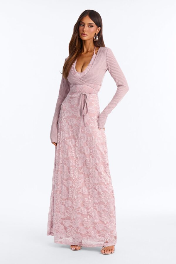 Pink Dress with maxi