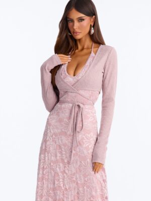 Pink Dress with maxi