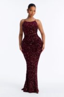 Ladies Kit Burgundy Dress
