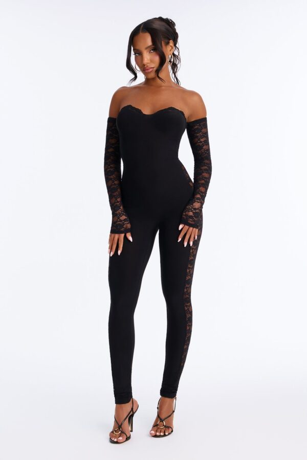 Black Jumpsuit with contrast