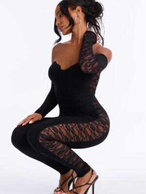 Black Jumpsuit with contrast