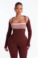 Jumpsuit in Brown 50% rayon