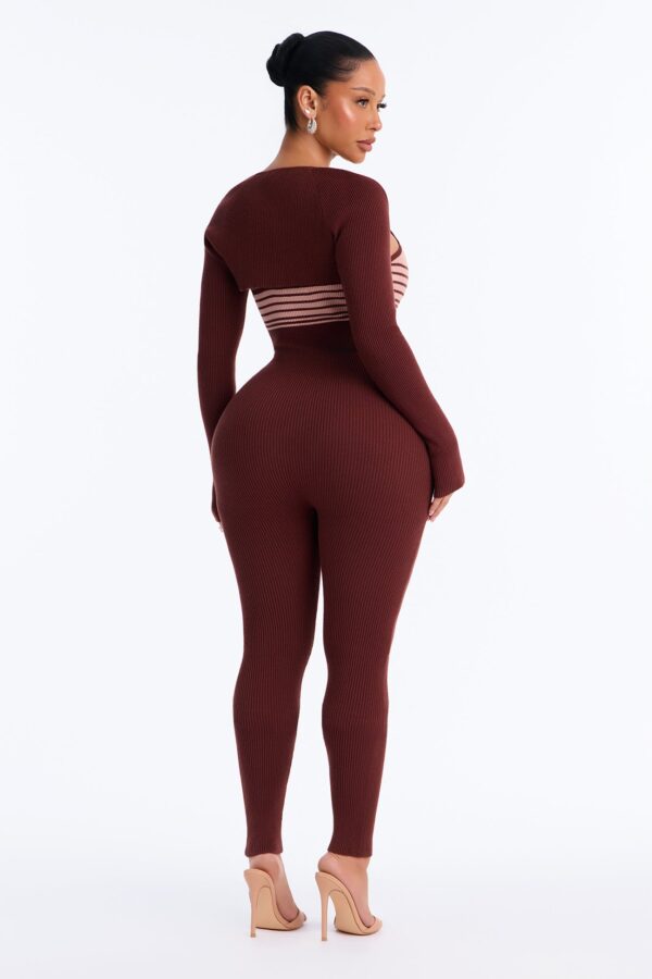 Jumpsuit in Brown 50% rayon