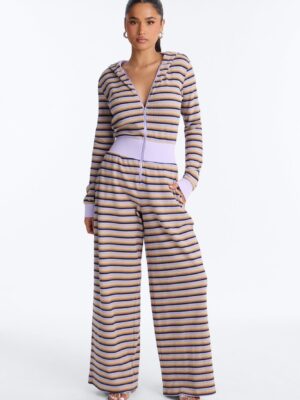 Jumpsuit in Purple 95% cotton