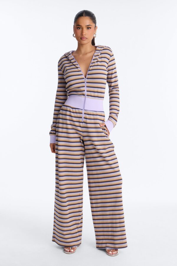 Jumpsuit in Purple 95% cotton