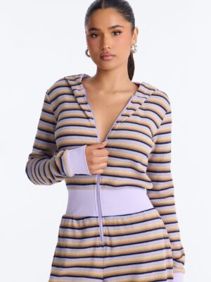 Jumpsuit in Purple 95% cotton