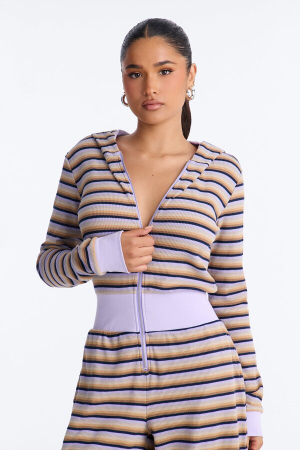 Jumpsuit in Purple 95% cotton