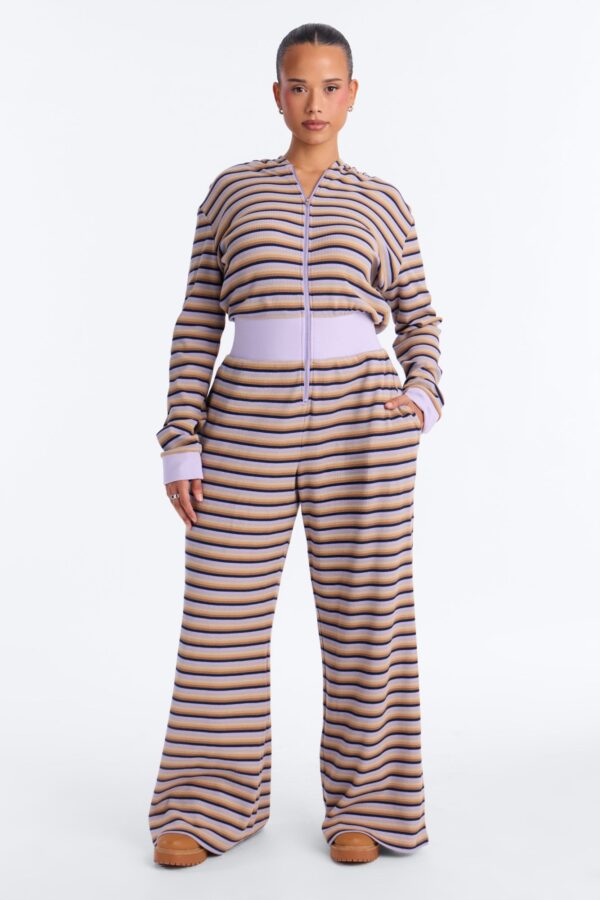 Jumpsuit in Purple 95% cotton