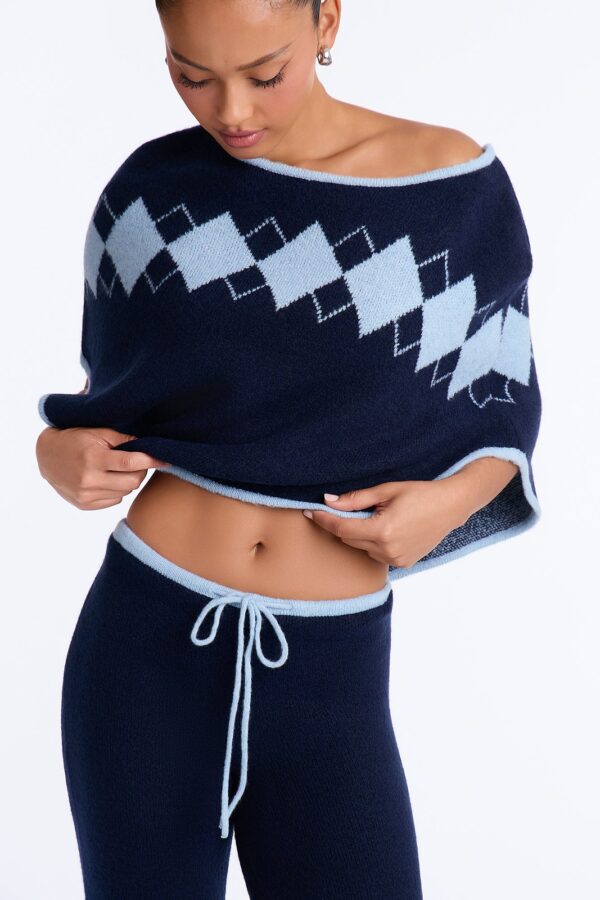Ladies Kit Navy Sweater