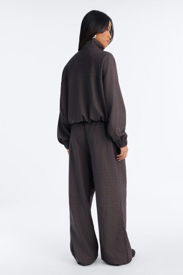 Pants with a mock neck