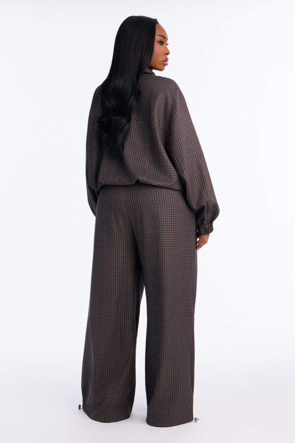Pants with a mock neck