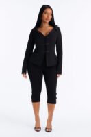 Pants in Black 68% rayon