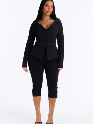 Pants in Black 68% rayon