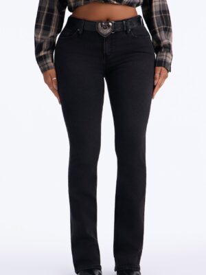 Belt Pants in Black