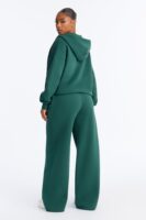Hoodie with a zip front