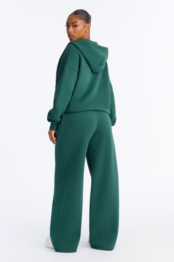Hoodie with a zip front