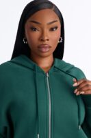 Hoodie with a zip front