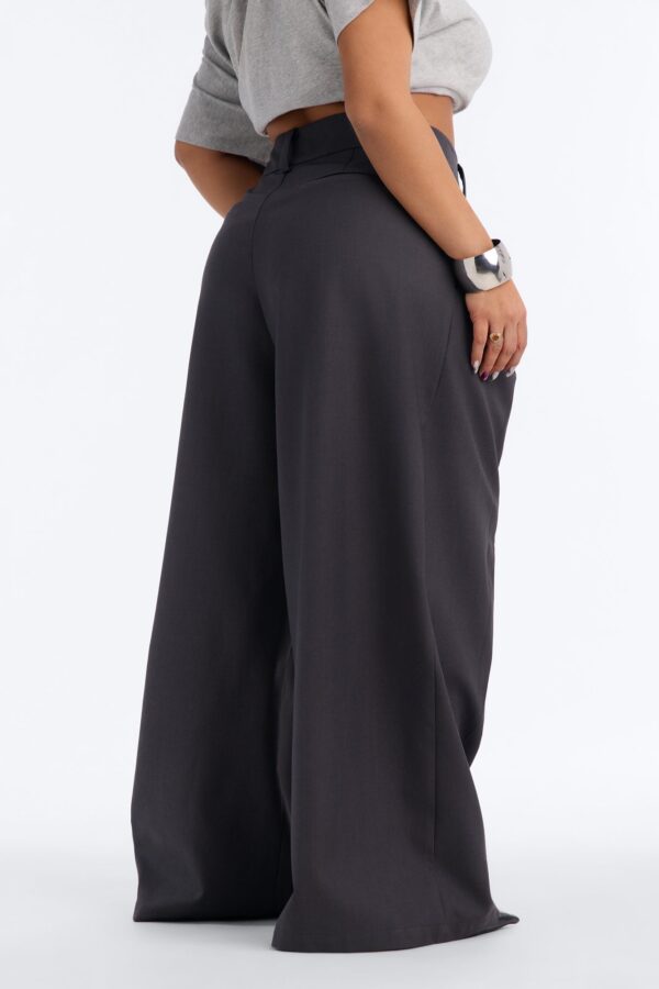 Pants with a pleated