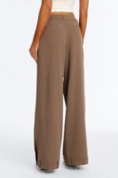 Angela Ankle Cuff Detail Low Rise Trouser - Caffe