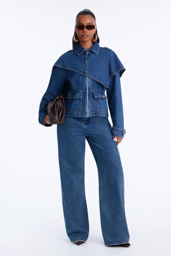 Jacket in Denim 85% cotton