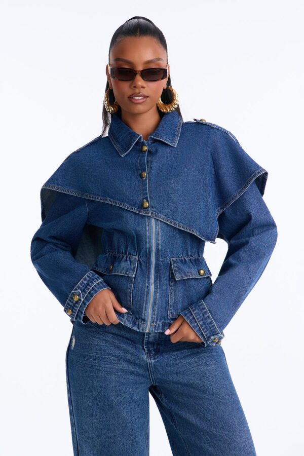Jacket in Denim 85% cotton