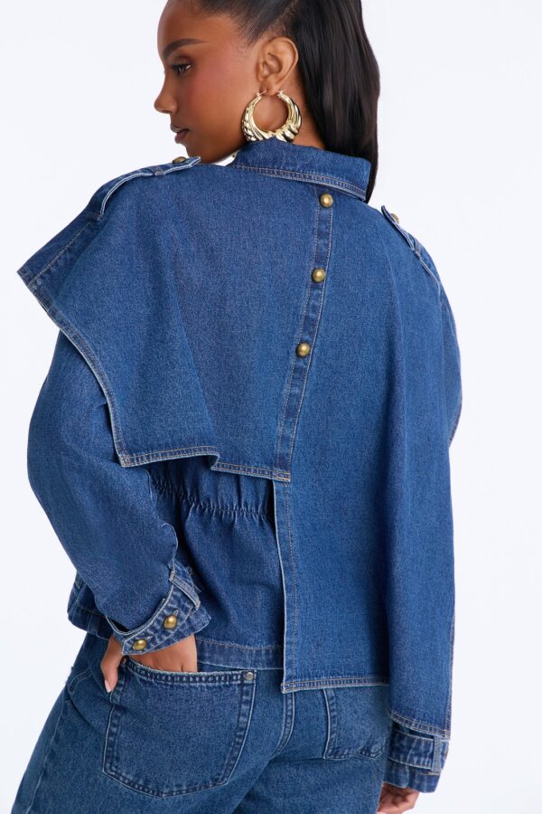 Jacket in Denim 85% cotton
